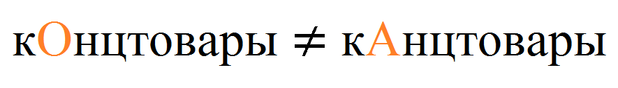 концтовары ≠ канцтовары